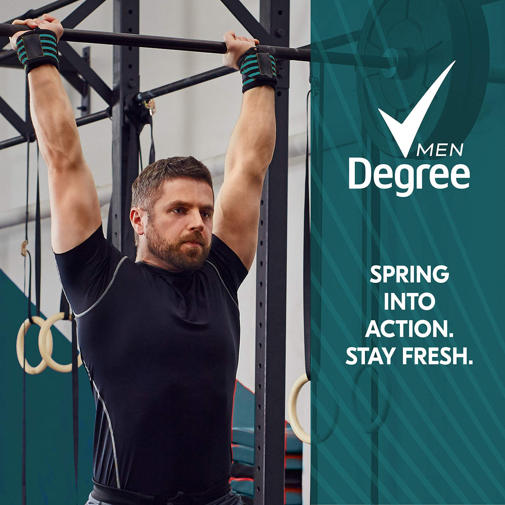 Product in a gym bag implies ready-for-any-activity protection.