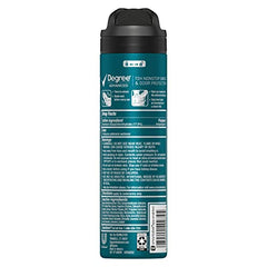Degree Men motion-sense technology closeup proving motion-activated odor control on the surface.