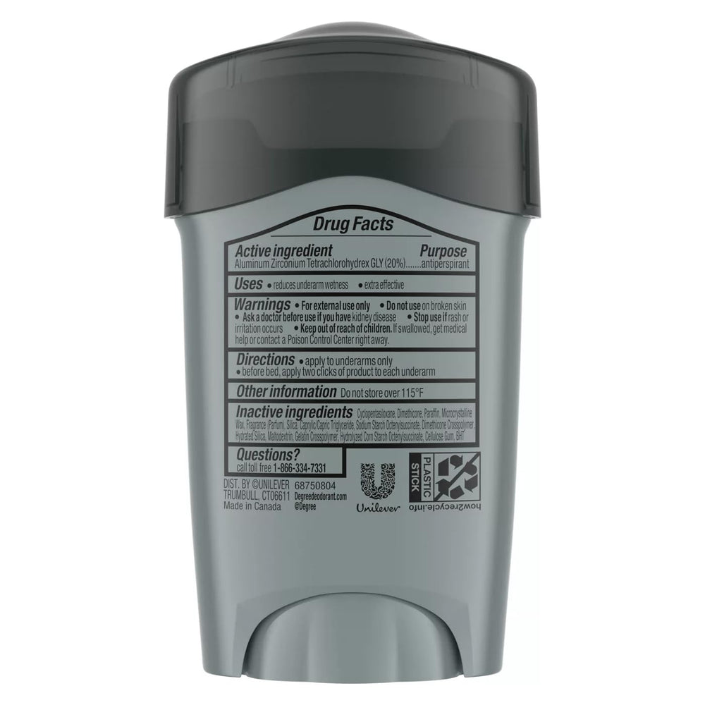 Degree Men Sport Strength underarm application demonstrates comfortable workout use