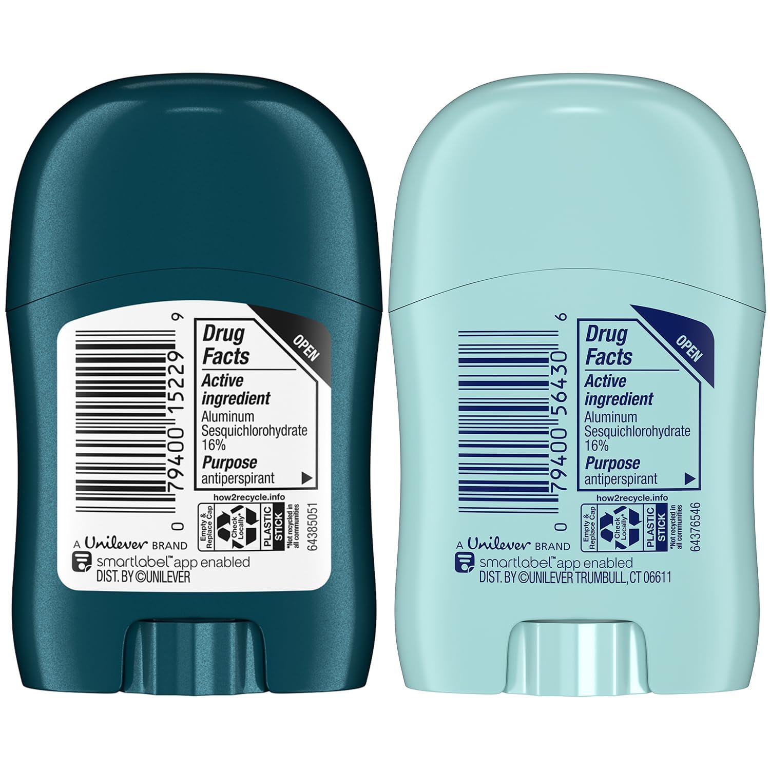 Degree mini Shower Clean stick 0.5 oz close-up with refreshing fragrance.