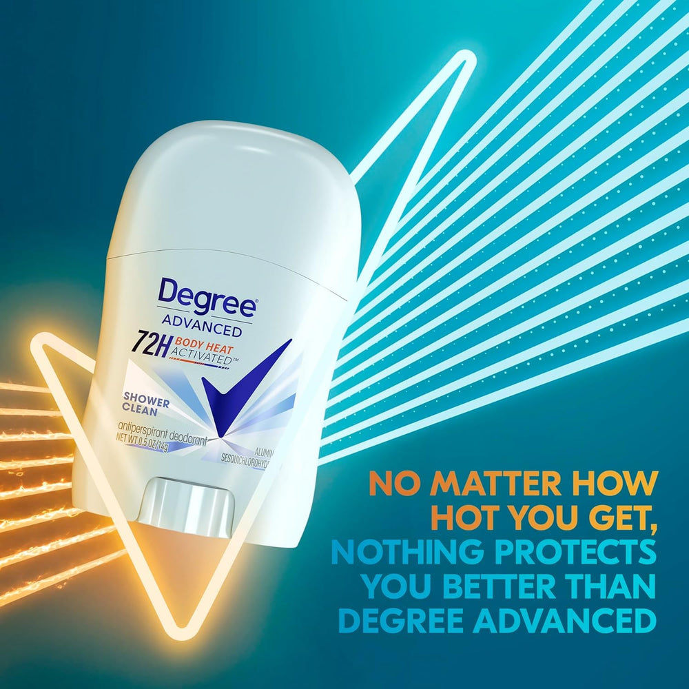 Degree MotionSense activation image conveys freshness increasing with movement.