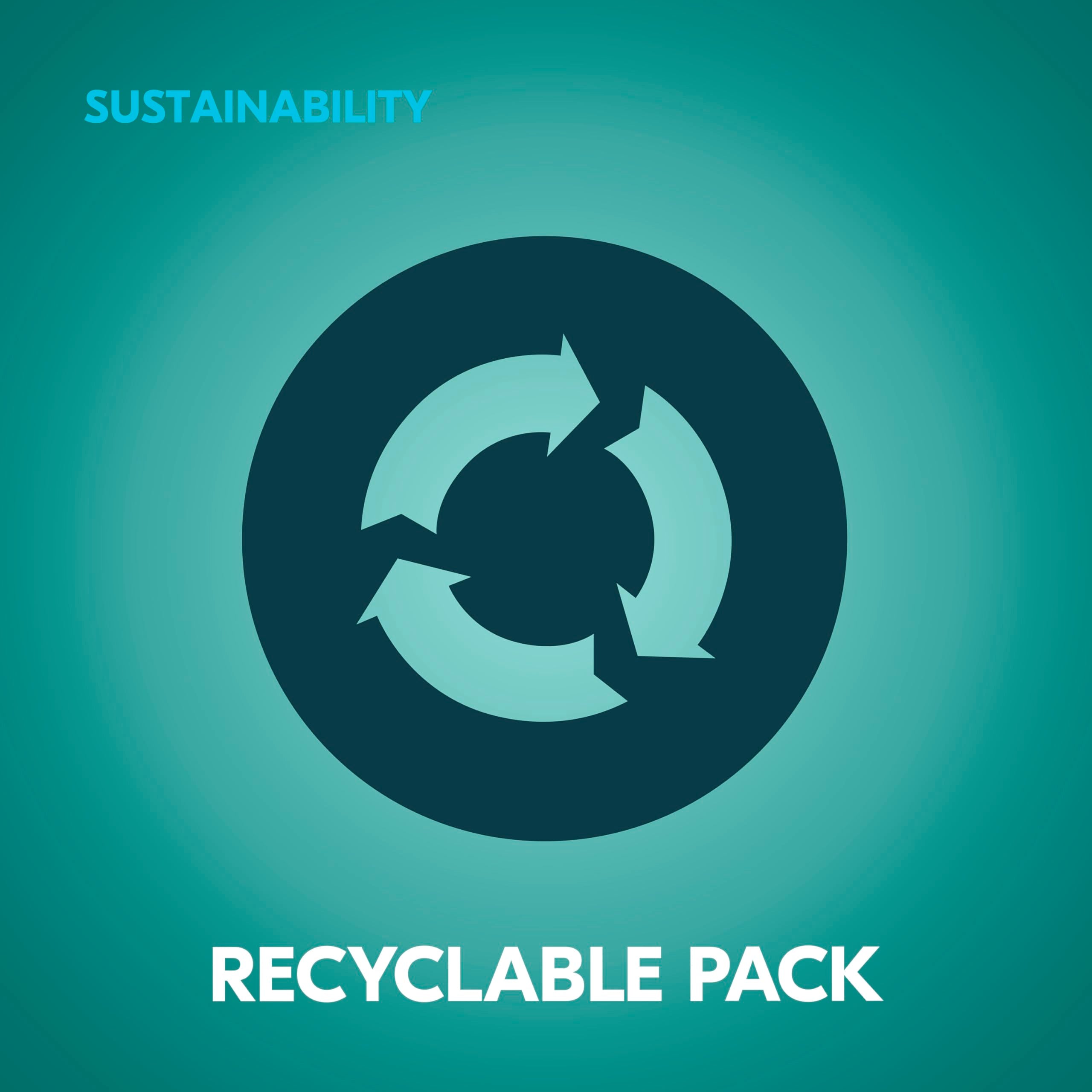 Degree recyclable packaging information for eco-conscious shoppers.