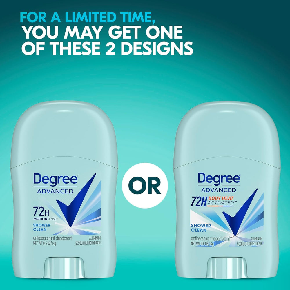 Degree Shower Clean rose and jasmine scent image suggests a refreshing start to day.