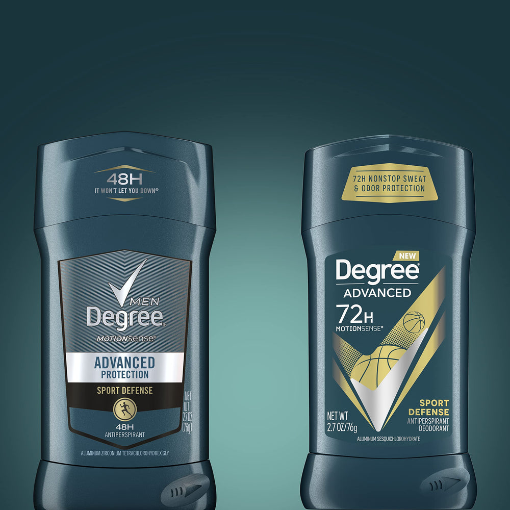 Degree twist-glide-action demonstrates quick morning application.
