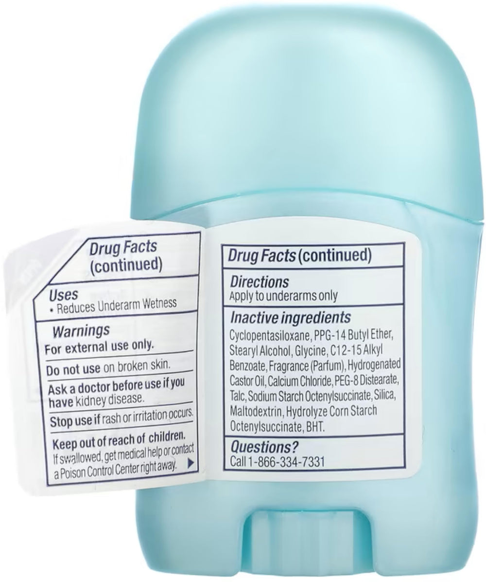 Degree mini deodorants tucked in purse show on-the-go confidence.
