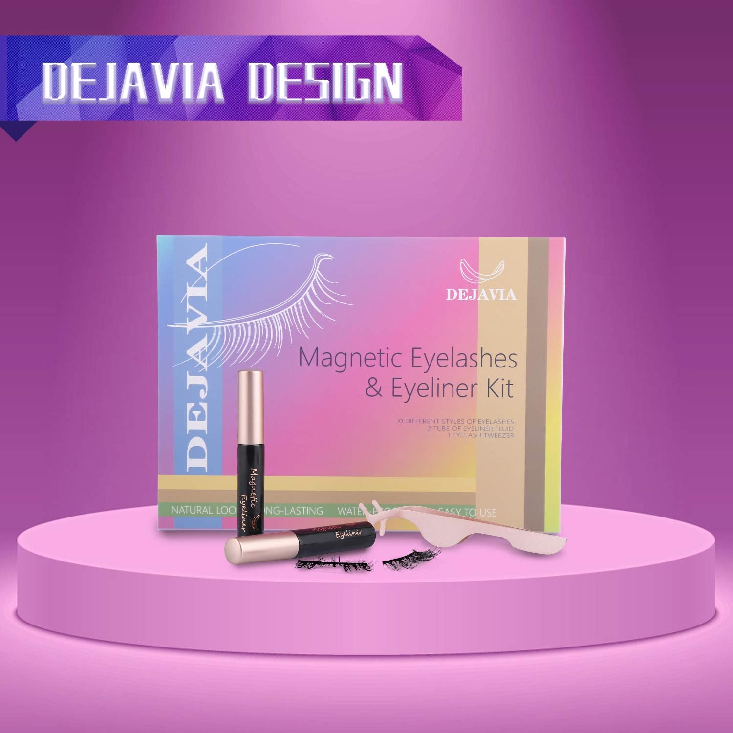 DEJAVIA all day look with secure magnetic hold