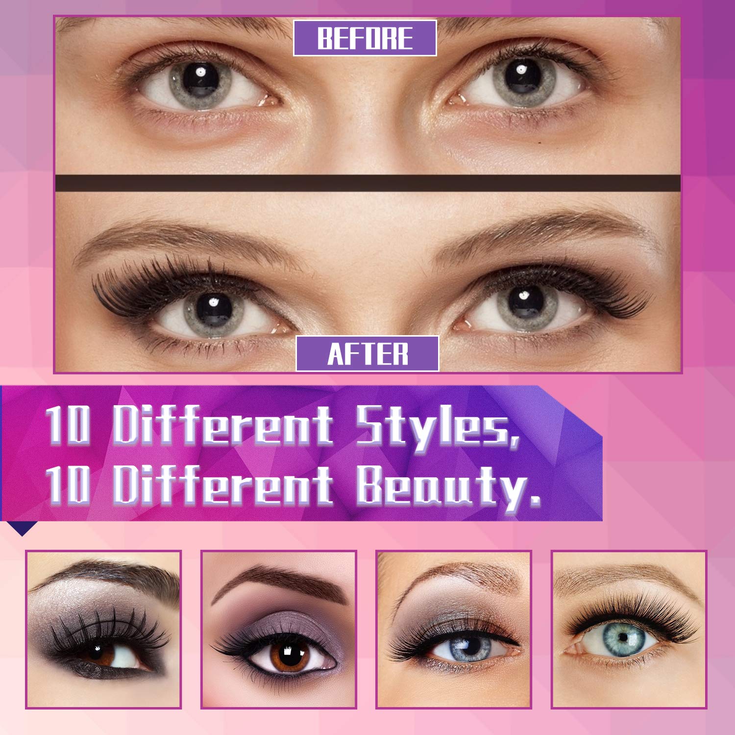 DEJAVIA durable lash base supports long wear