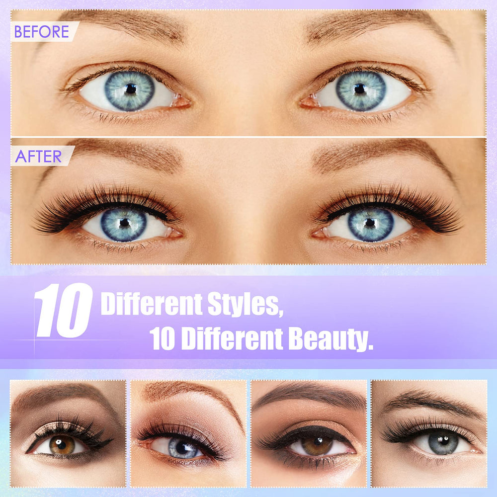 DEJAVIA natural-look lash styles demonstrate versatile options for any occasion.