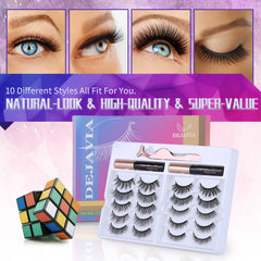 DEJAVIA magnetic eyeliner tubes deliver quick dry, waterproof lash hold
