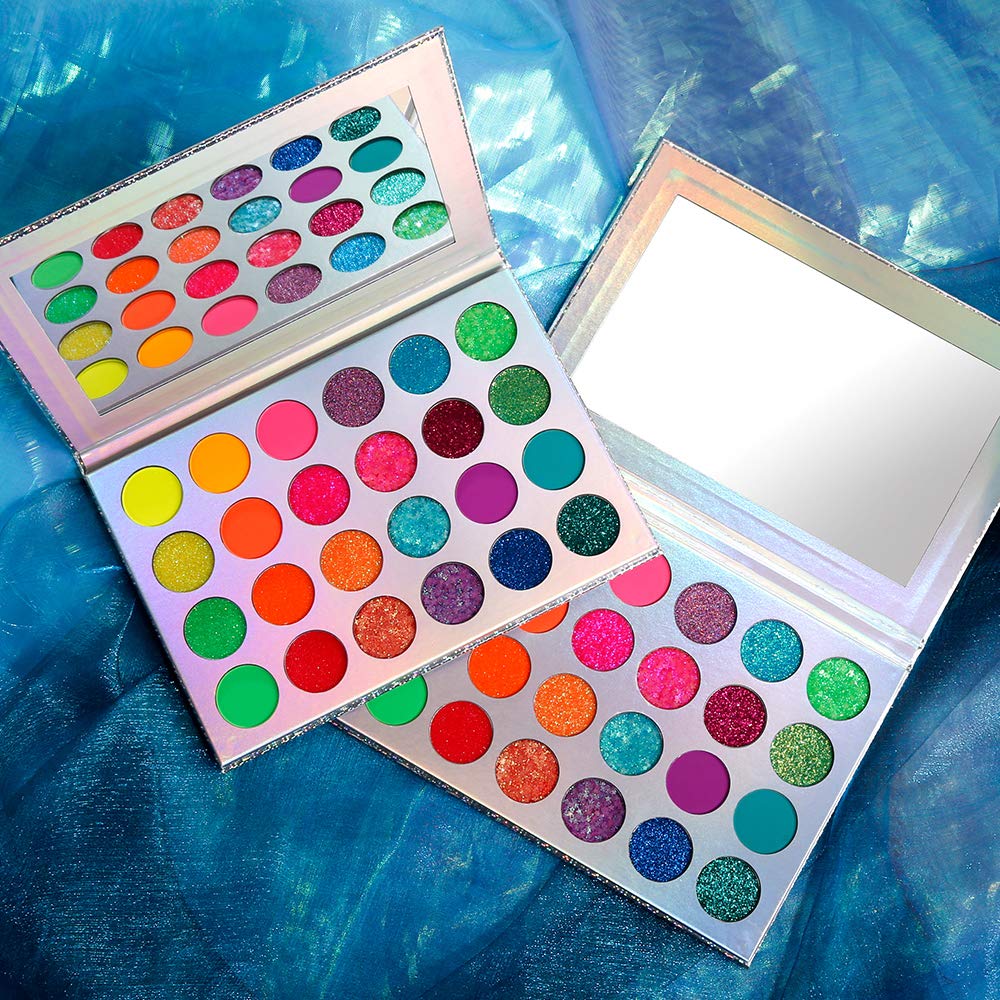 DE'LANCI Aurora Glow eye body glitter application use