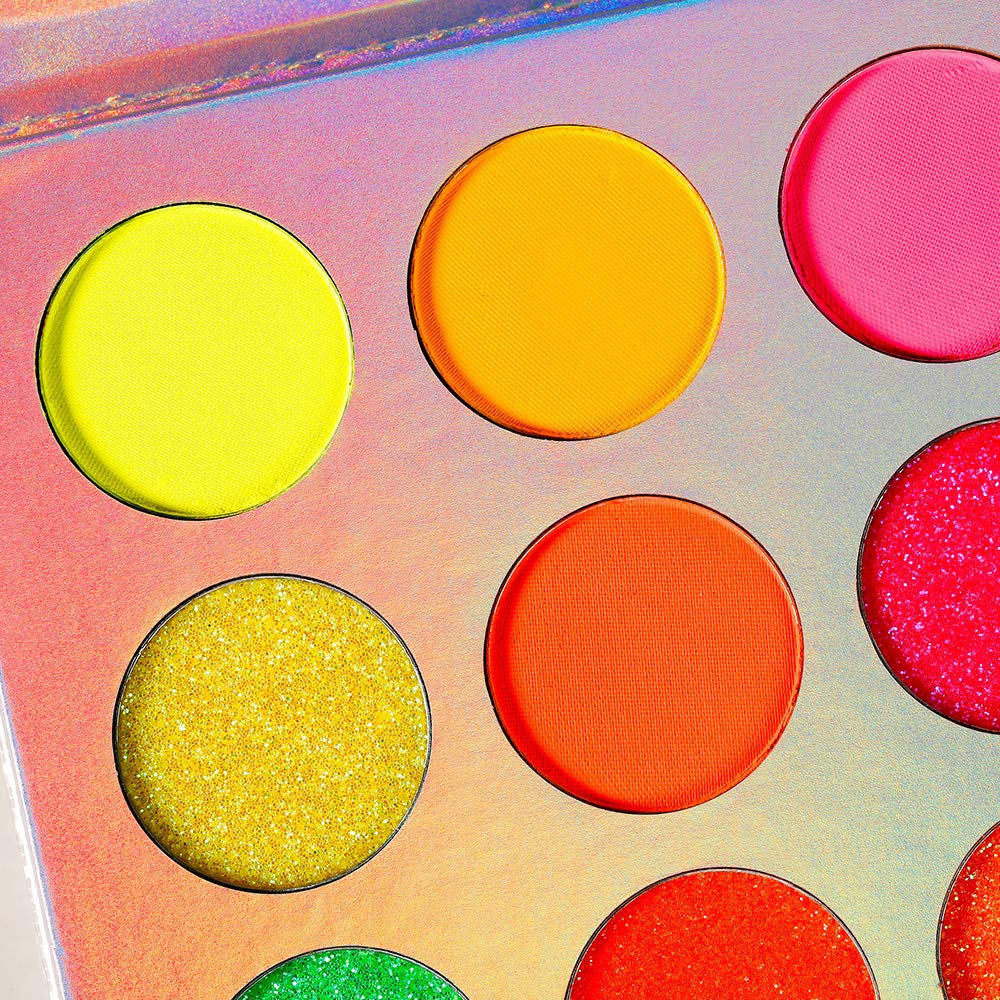 DE'LANCI Aurora Glow glitter neon shades being washable
