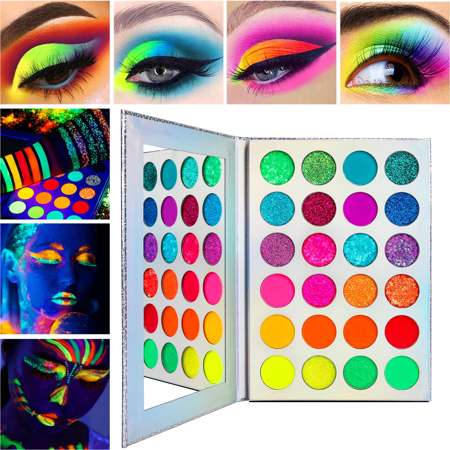 DE'LANCI Aurora Glow matte shadows on display