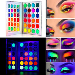 DE'LANCI Aurora Glow neon shades collection in palette