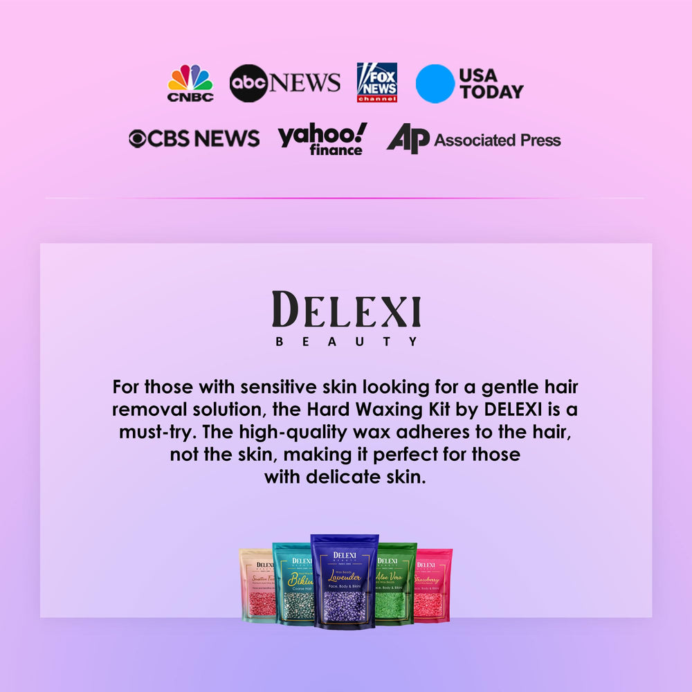 DELEXI instruction guide supports easy at-home waxing
