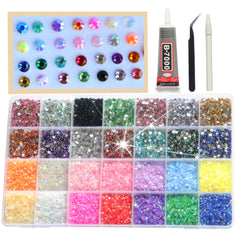Delgoash bedazzling kit with 28 grids for creative DIY projects.