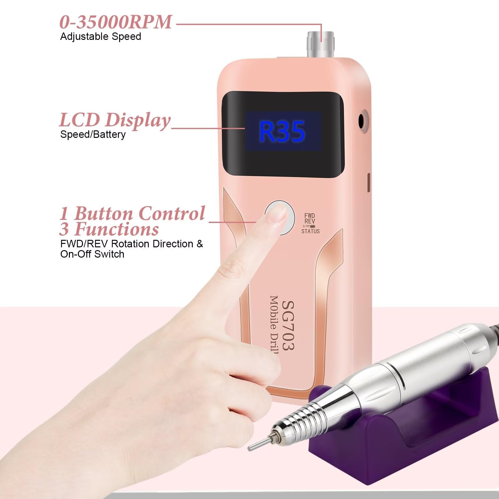 DELIFO compact case keeps the tool portable and organized.