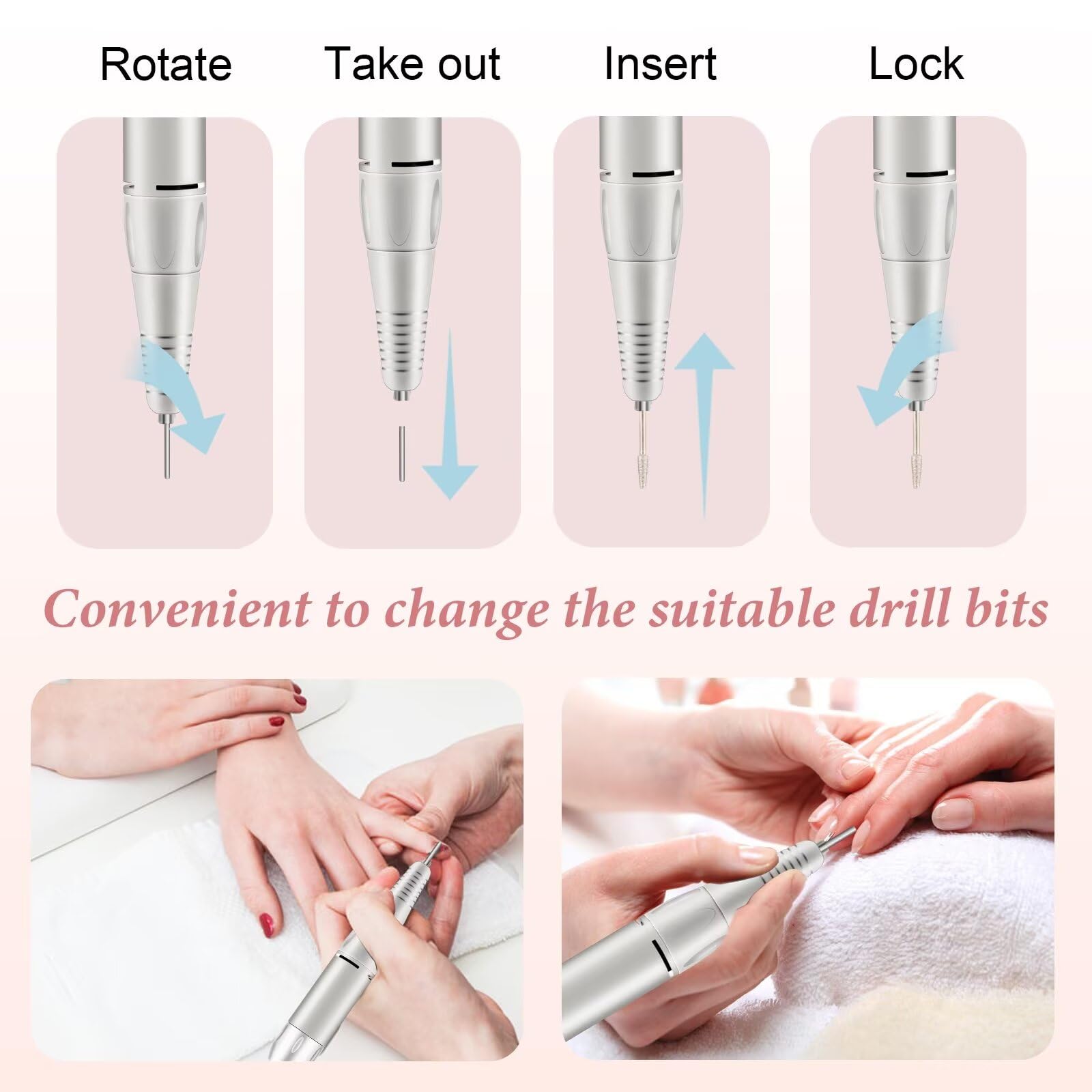 DELIFO powerful motor delivers smooth, low-noise polishing during sessions.