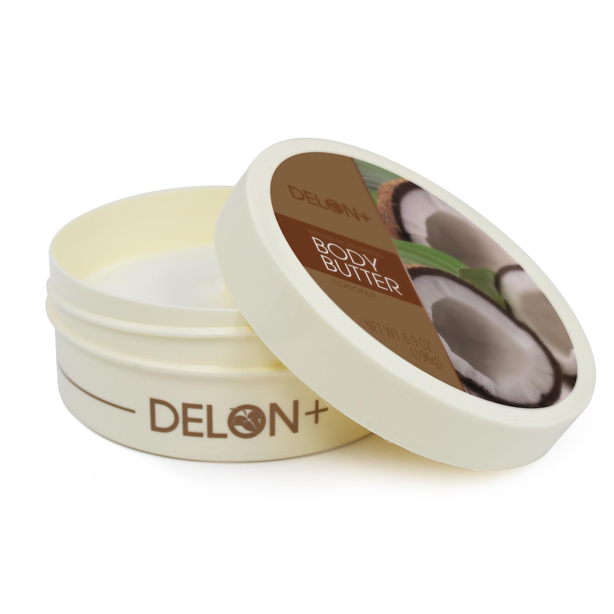 DELON applying body butter on hands for soft, nourished skin
