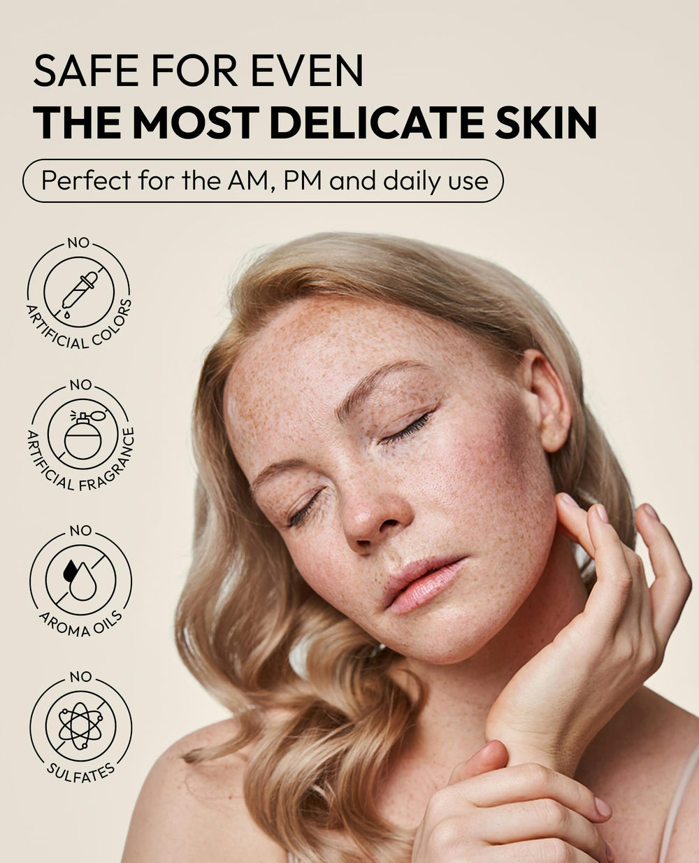 Demaf All Day Glow packaging box conveys clean, eco-conscious skincare.