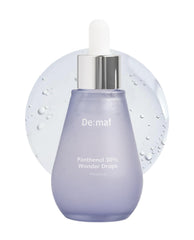 De:maf Panthenol 30% Wonder Drops bottle close-up for instant calming and glow