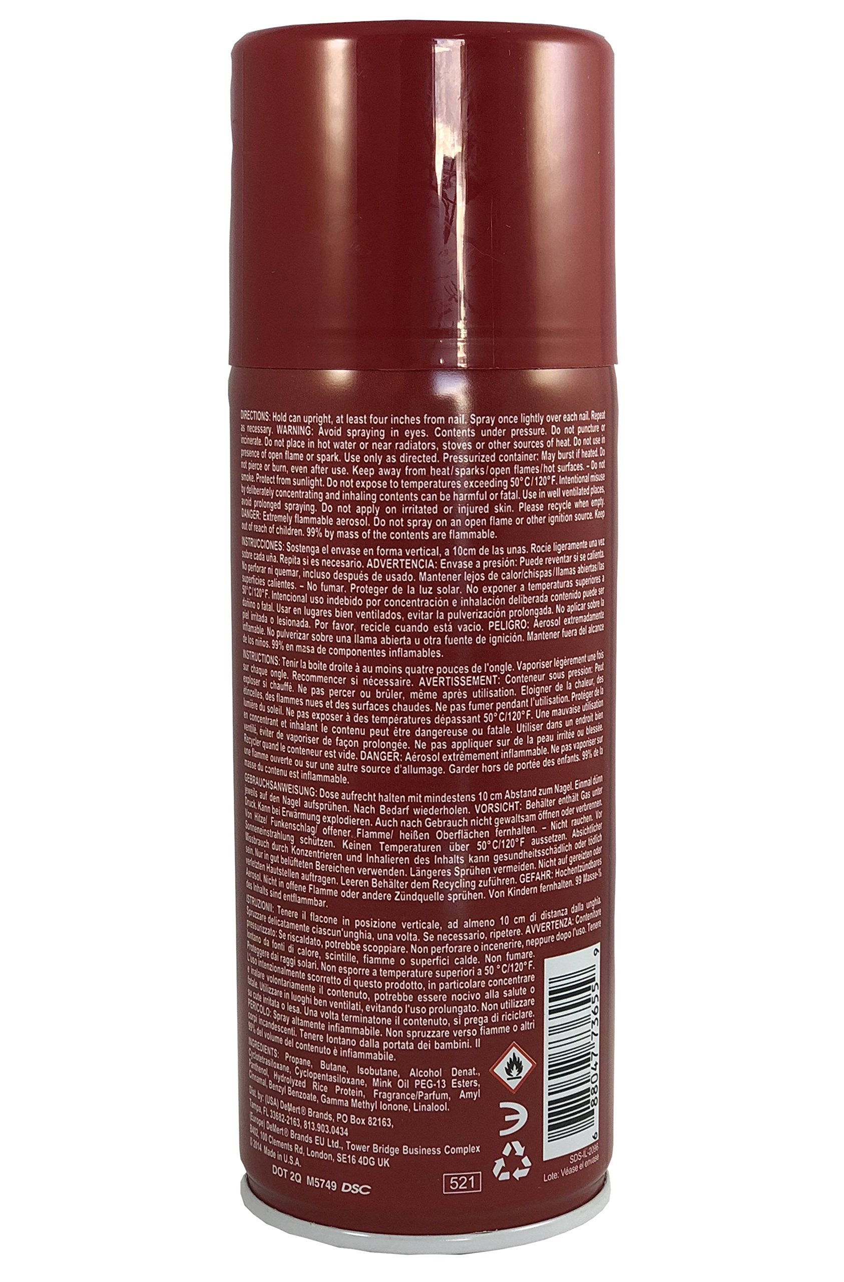 Demert Nail Enamel Dryer 3-pack in use during manicure to prevent smudges.