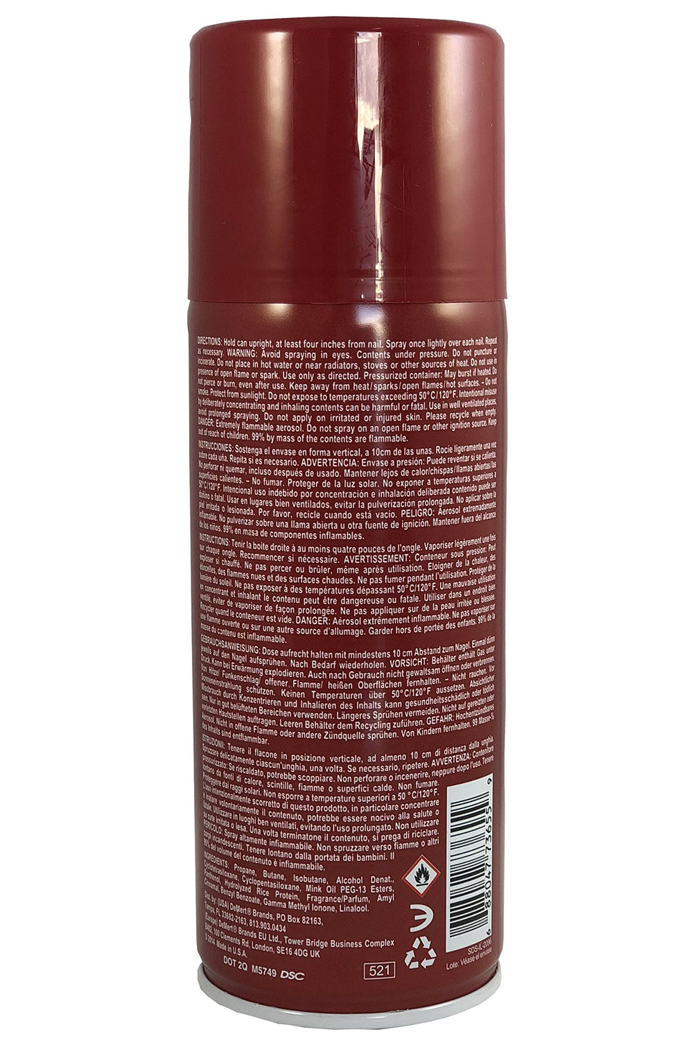 Demert Nail Enamel Dryer 3-pack in use during manicure to prevent smudges.