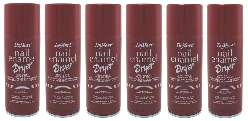 Demert Nail Enamel Dryer Spray bottle helps quick drying and prevents smudges.