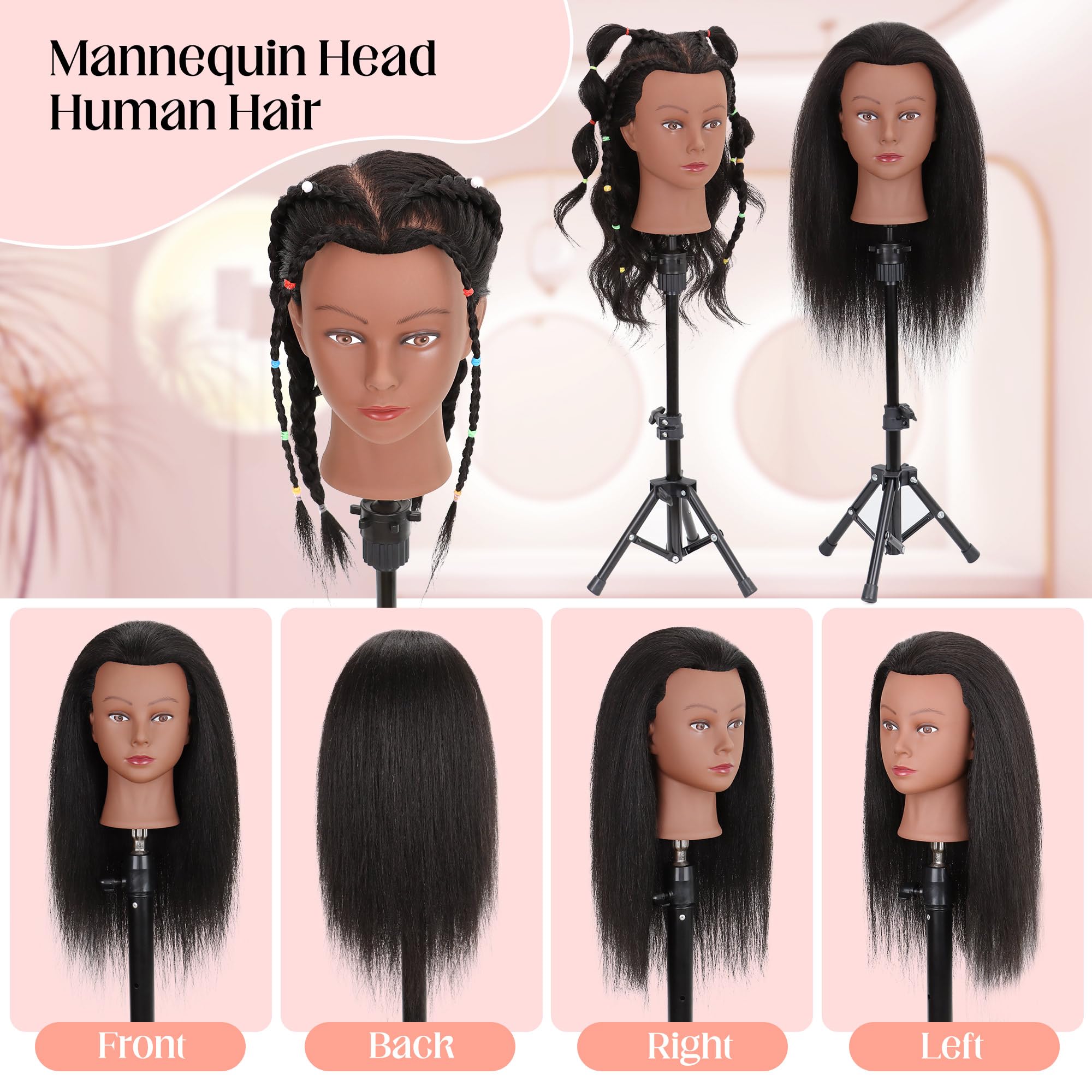 Demides mannequin head for cutting and dyeing practice