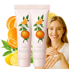 DEMIKI Shea Butter Hand Cream packaging highlights travel-friendly duo for on-the-go softness