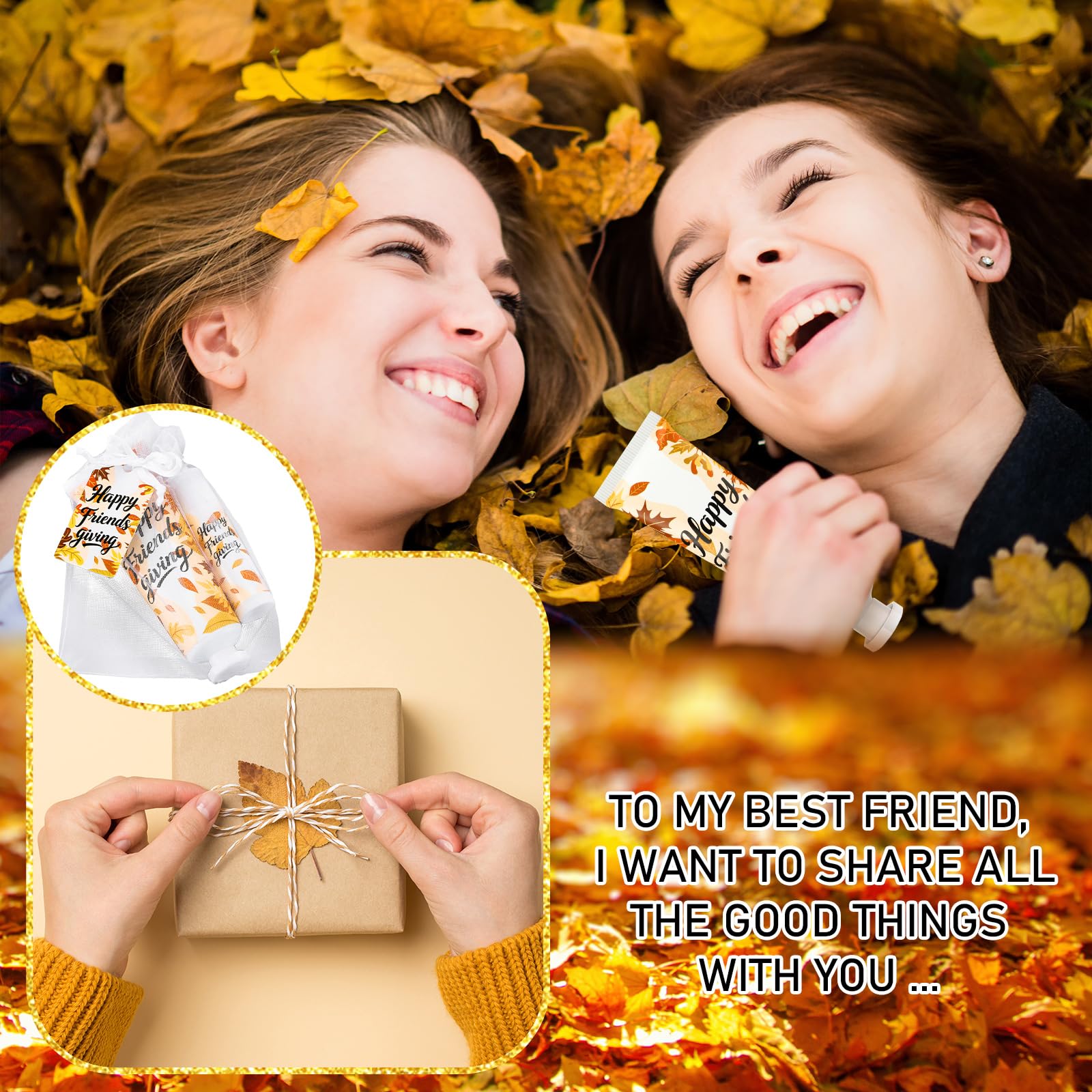 Demissle Friendsgiving organza bag elegant gift packaging