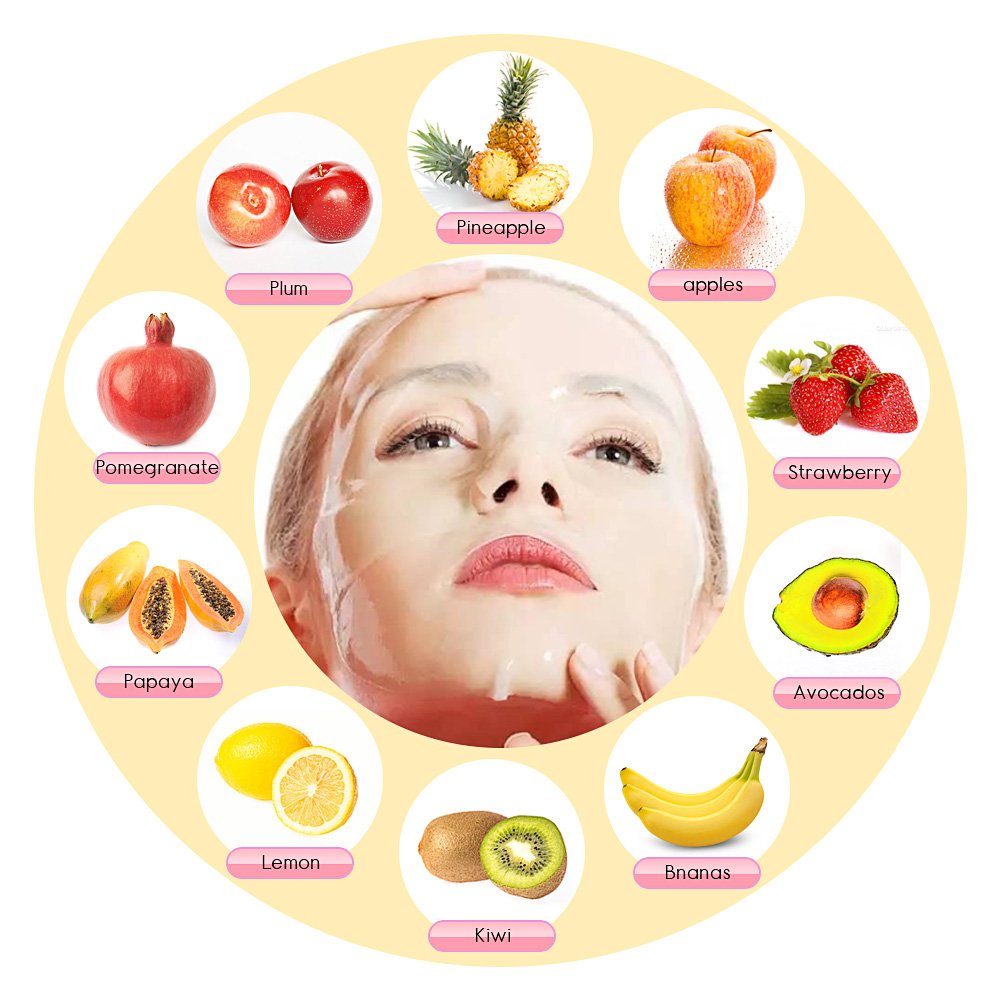 DeMoce Face Mask Maker kit shows 32 collagen pills, enabling customizable masks.