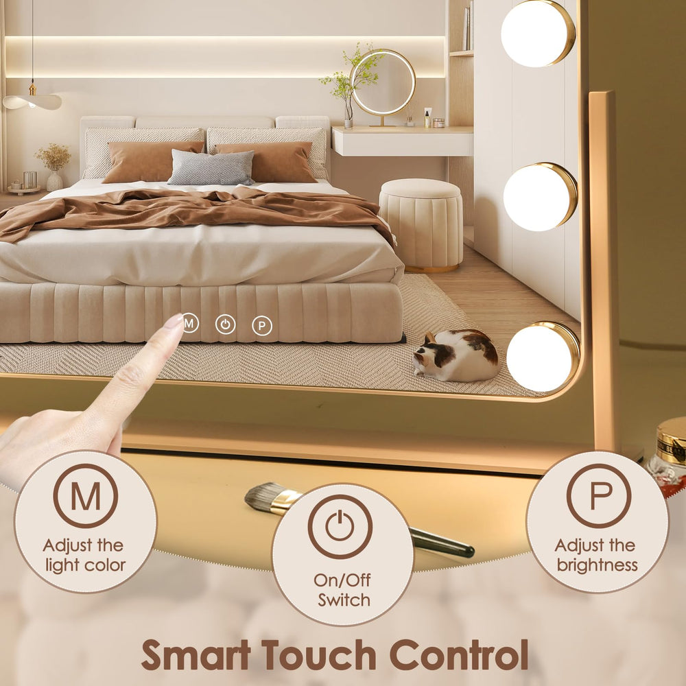 DenCert detachable 5X magnification assists precise eye and lip detail