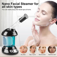 Denfany nano-ionic steamer activation technology for enhanced moisture delivery