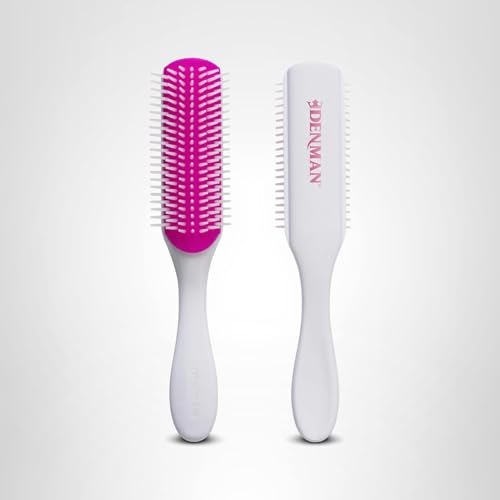 Denman Curly Hair Brush D3 cherry blossom aesthetic complements daily haircare routine