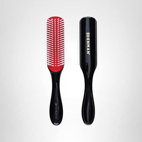 Denman D3 ergonomic grip used during styling sessions.