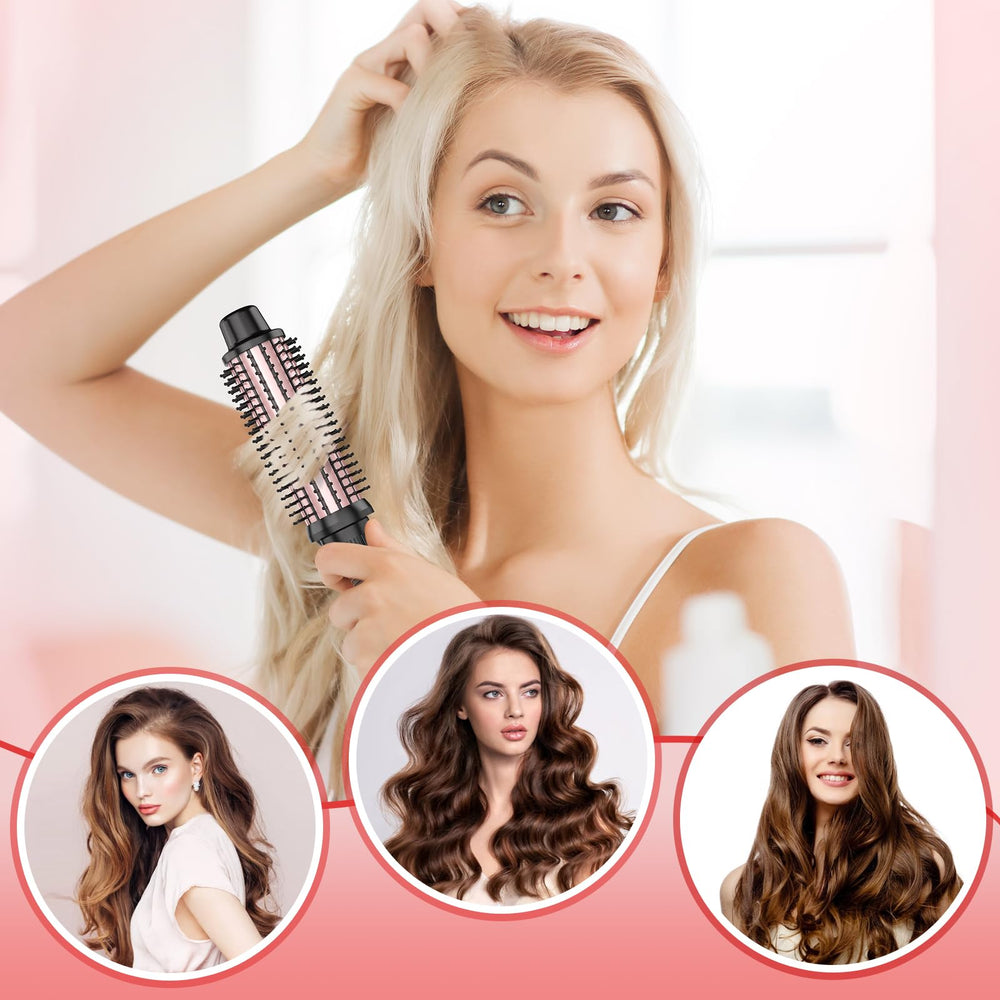 DENVEK Thermal Brush anti-scald bristles protect skin during styling.