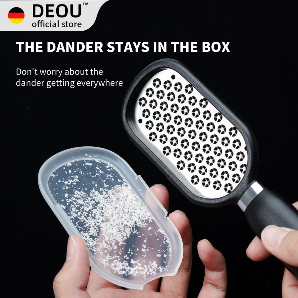 DEOU ABS handle provides a skin-friendly, secure grip.