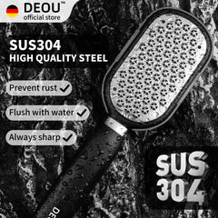 DEOU safety cover protects the file between uses.