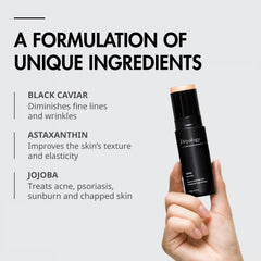 depology caviar-serum-stick makeup hydration to prevent creasing