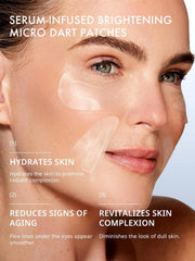Depology Deepcare eye mask closeup reveals fine lines ready for hydration