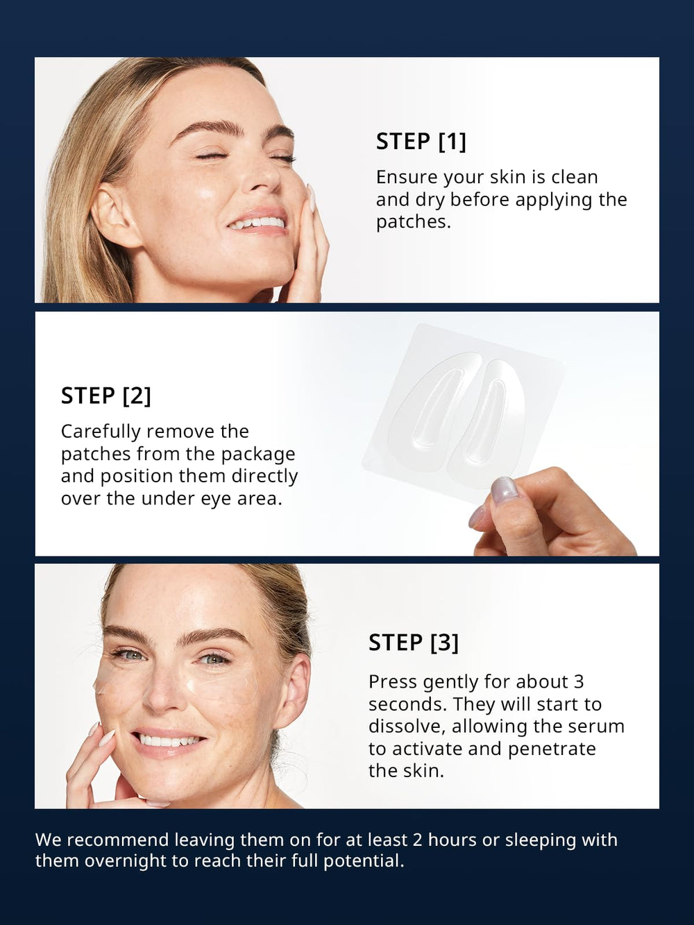 Depology overnight use image hints at long wear for extended hydration