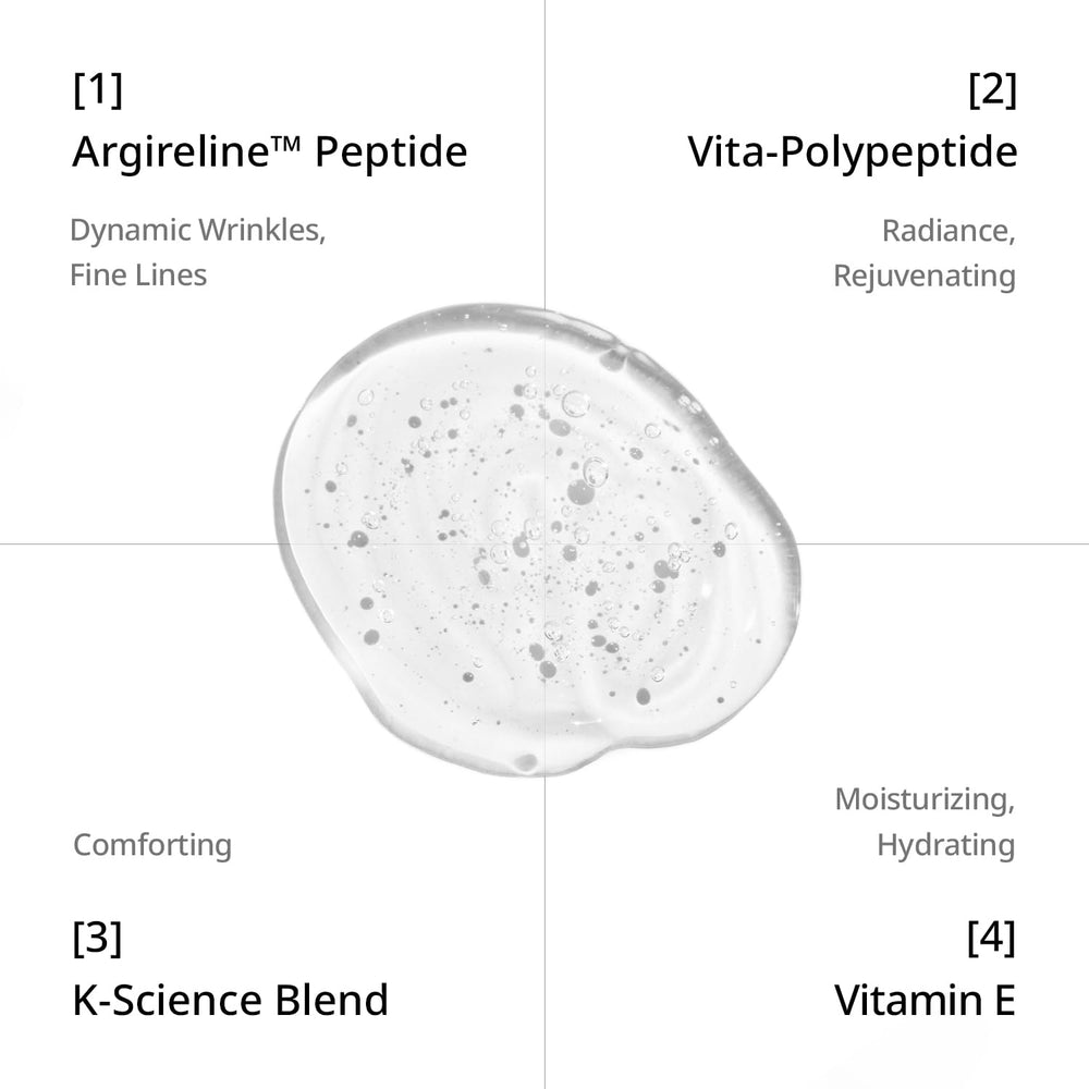 Close-up of hyaluronic acid components in Depology serum for lasting hydration.