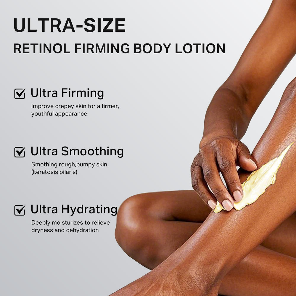 Depology Retinol Lotion texture closeup shows creamy hydration