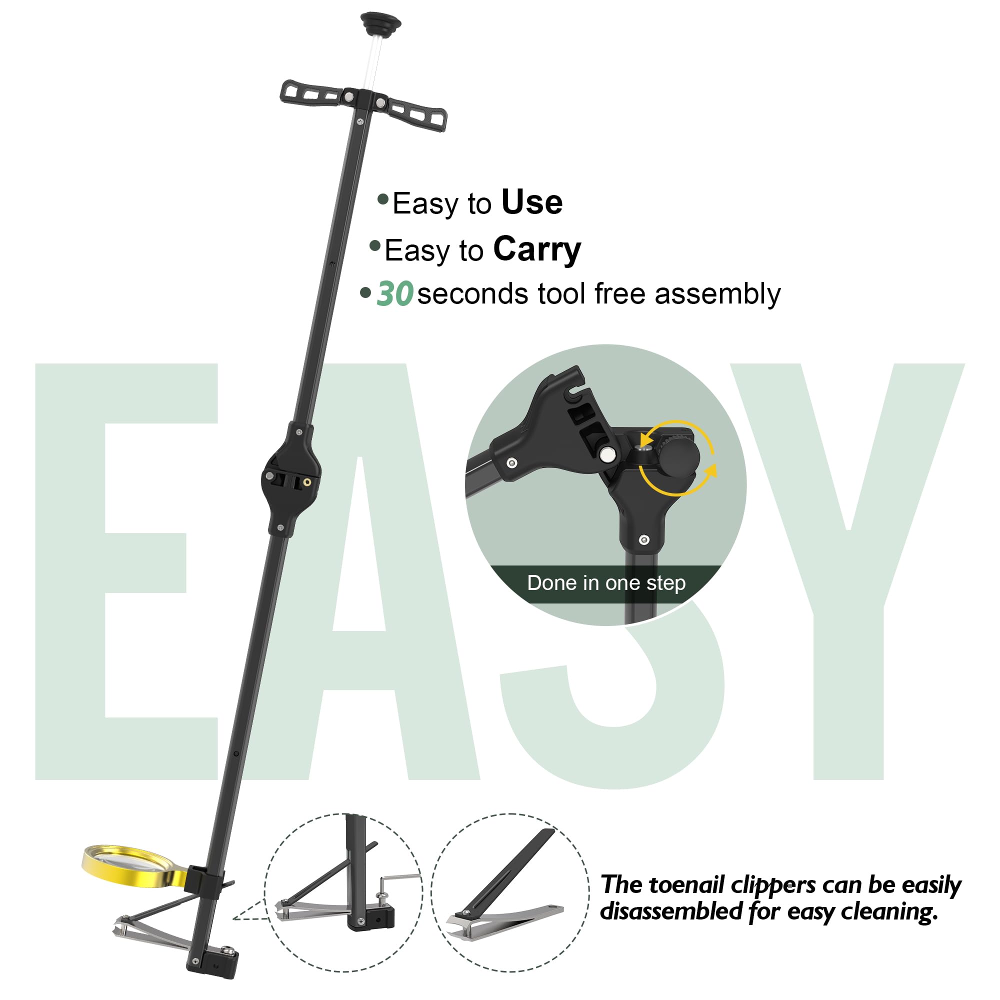 DEPSUNNY 24-inch handle for extended reach
