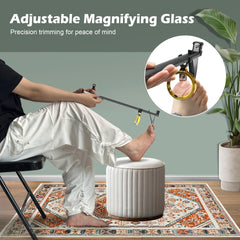 DEPSUNNY ergonomic aluminum handle promotes comfortable trimming sessions.