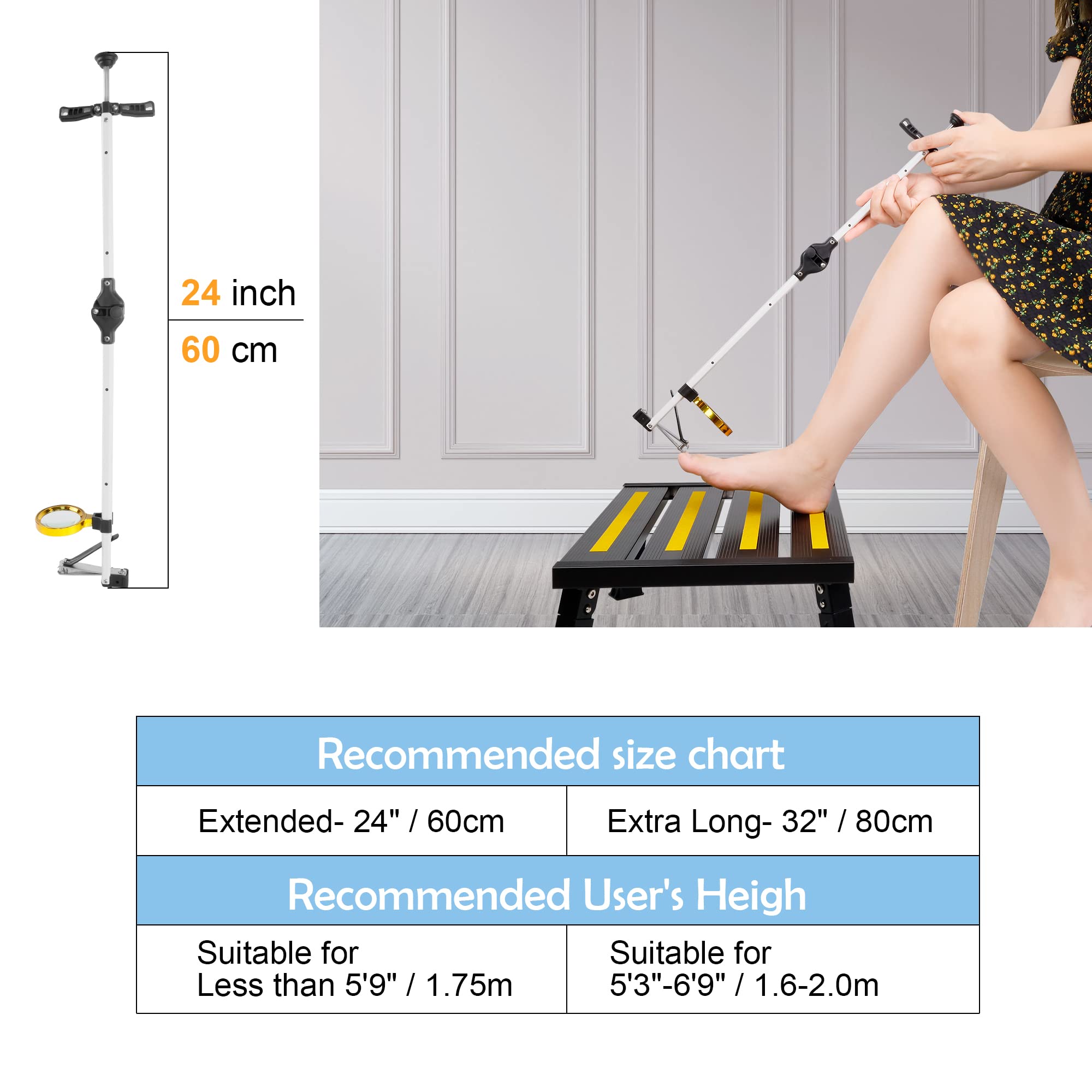 Depsunny adjustable thumb screws allow left or right handed operation.