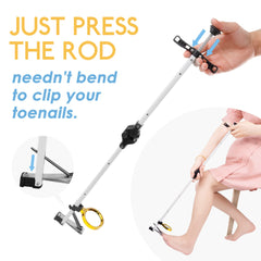 DEPSUNNY ergonomic long-handle clipper for comfortable use from seated or standing position.