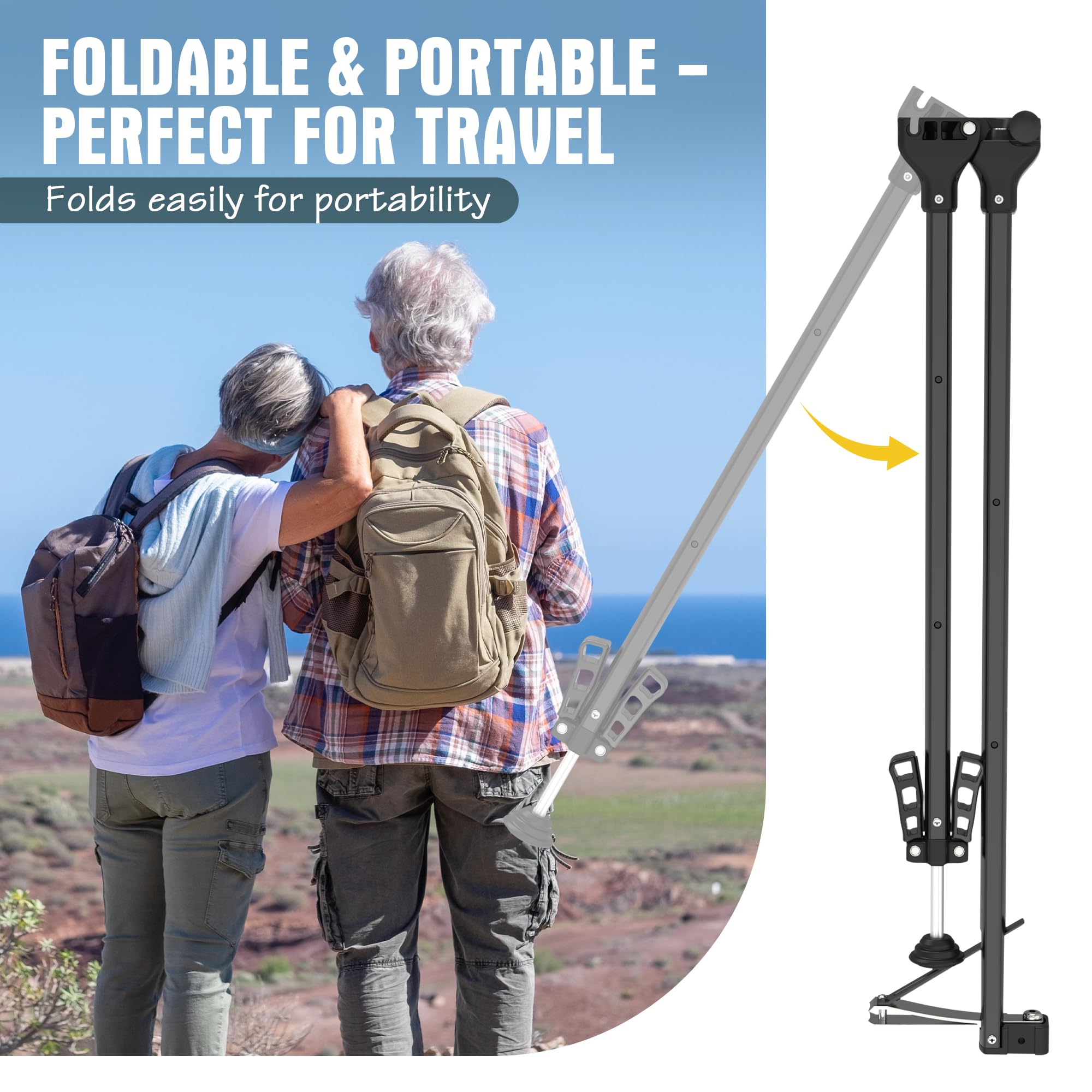 DEPSUNNY travel-foldable design stores compactly