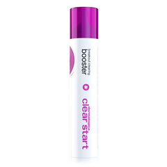 Dermalogica Clear Start booster bottle on display shows fast breakout support.