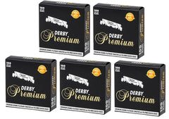 Derby Premium wax-paper wrapping protects sharpness during storage and transport.
